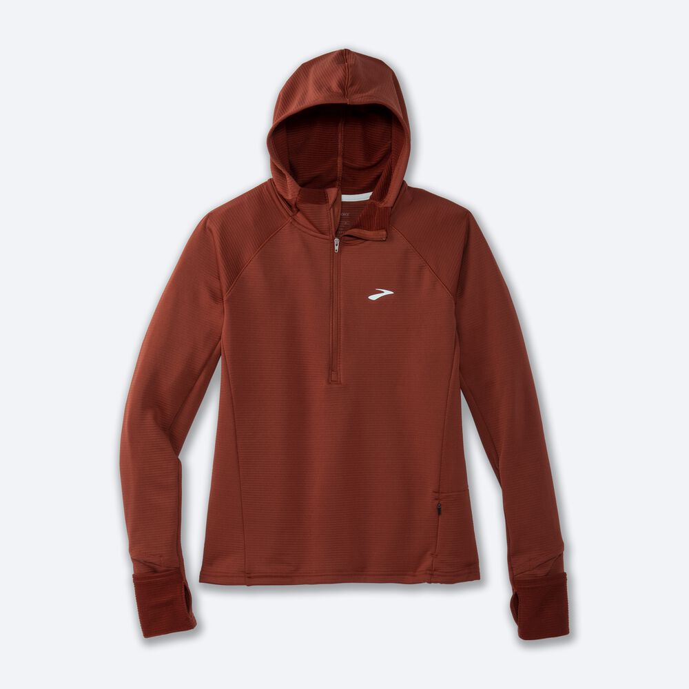 Sudadera Con Capucha Brooks Notch Thermal 2.0 Mujer Cobra | CR03498