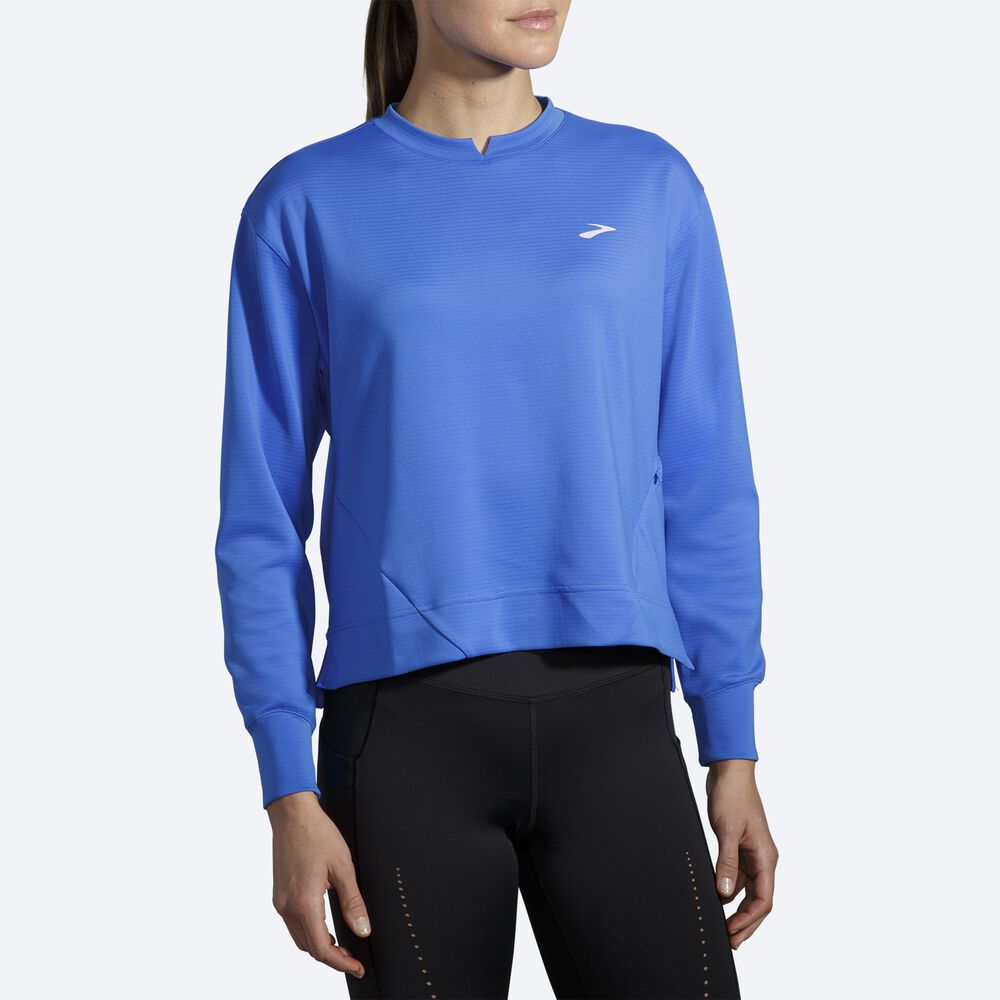 Sudaderas Brooks Run Within Mujer Azules | CR87346