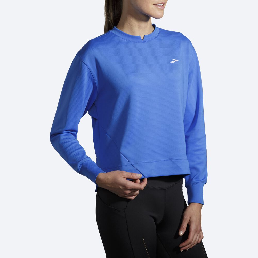 Sudaderas Brooks Run Within Mujer Azules | CR87346