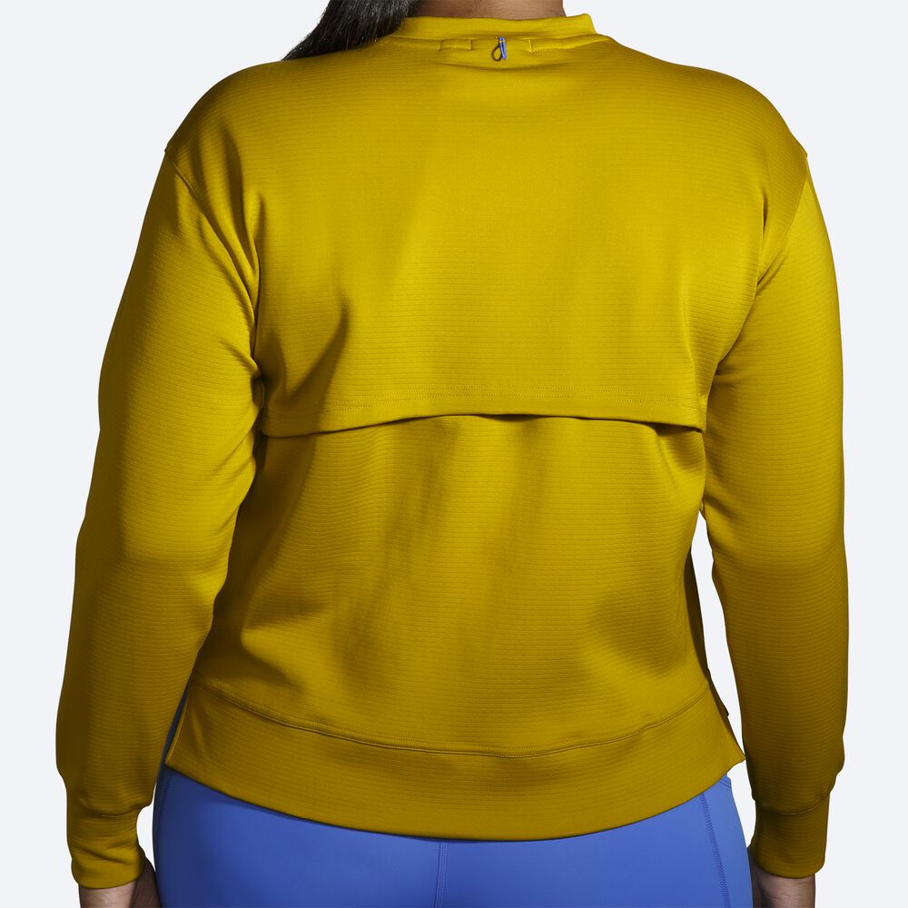 Sudaderas Brooks Run Within Mujer Doradas | CR41895