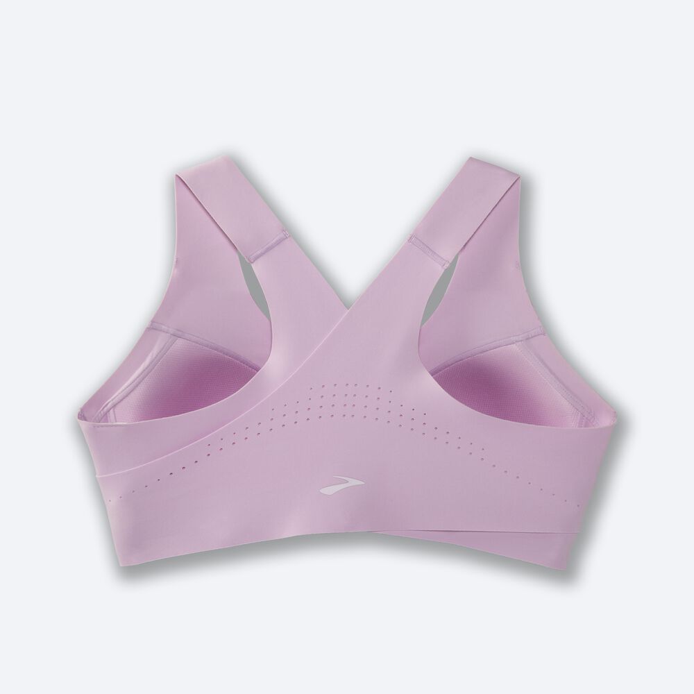 Sujetadores Deportivos Brooks Dare Crossback Run Bra Mujer Moradas | CR18567