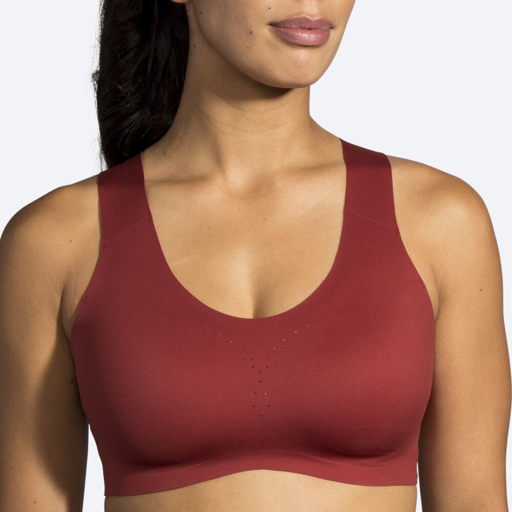 Sujetadores Deportivos Brooks Dare Crossback Run Bra Mujer Rojas | CR34506