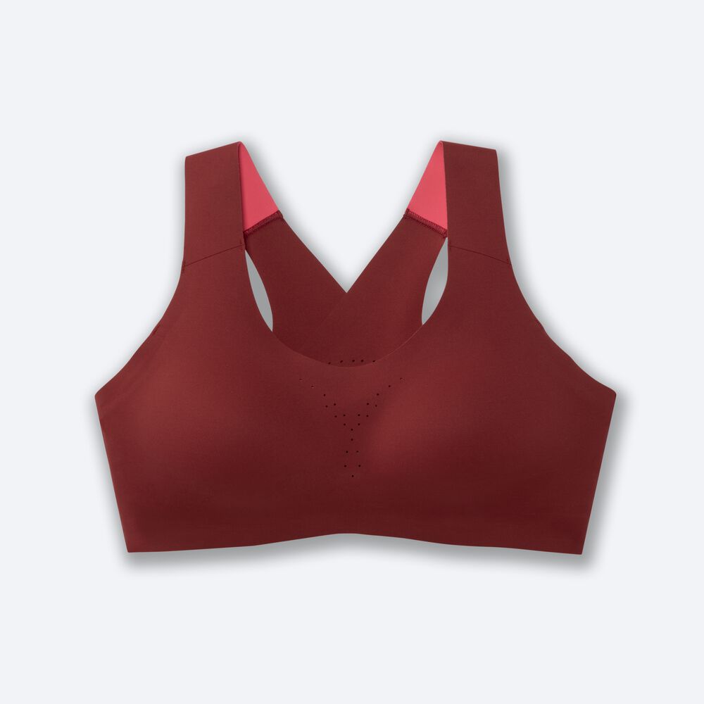 Sujetadores Deportivos Brooks Dare Crossback Run Bra Mujer Rojas | CR34506