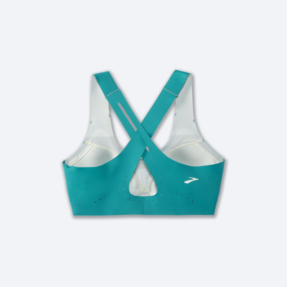 Sujetadores Deportivos Brooks Dare Crossback Run Bra 2.0 Mujer Verde | CR43809