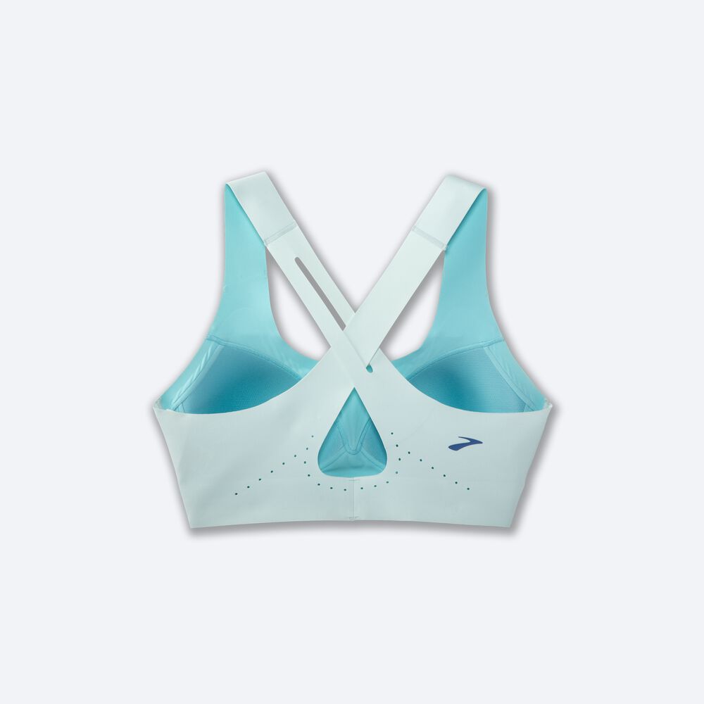 Sujetadores Deportivos Brooks Dare Crossback Run Bra 2.0 Mujer Azules/Turquesa | CR95480