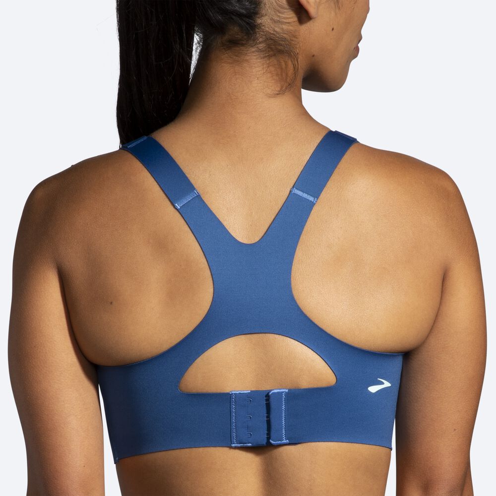 Sujetadores Deportivos Brooks Dare Racerback Run Bra 2.0 Mujer Azules/Azul Marino | CR02895