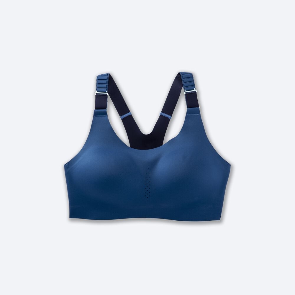 Sujetadores Deportivos Brooks Dare Racerback Run Bra 2.0 Mujer Azules/Azul Marino | CR02895