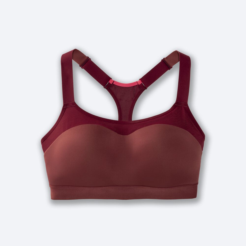 Sujetadores Deportivos Brooks Dare Racerback Run Bra Mujer Terracotta | CR07438