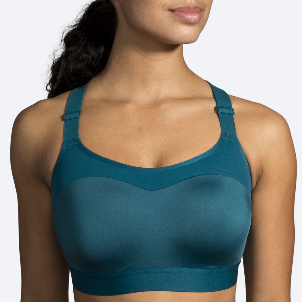 Sujetadores Deportivos Brooks Dare Racerback Run Bra Mujer / Oscuro Verde Claro | CR17639