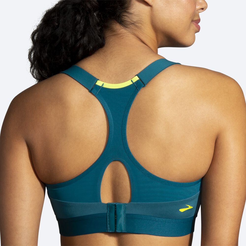 Sujetadores Deportivos Brooks Dare Racerback Run Bra Mujer / Oscuro Verde Claro | CR17639