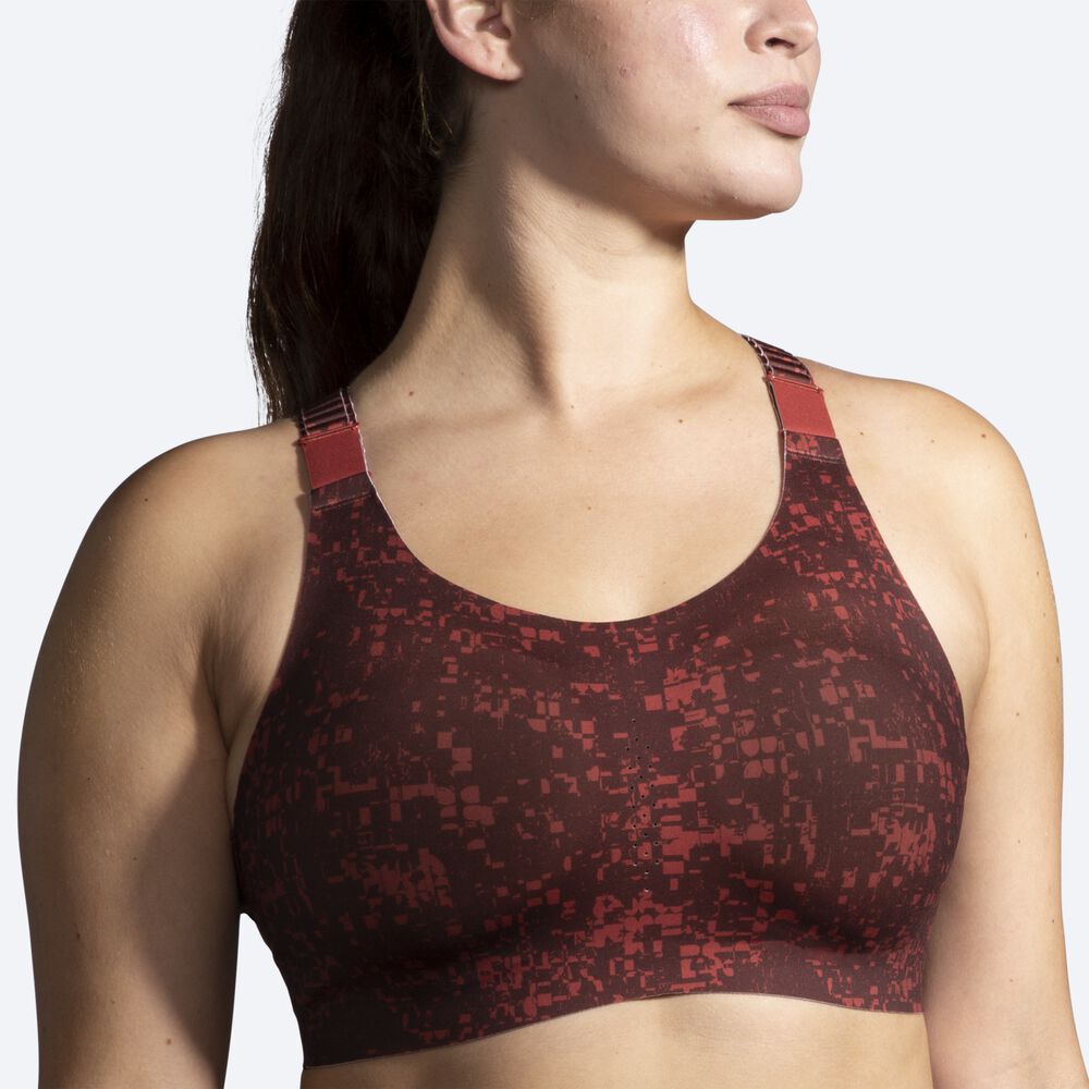 Sujetadores Deportivos Brooks Dare Racerback Run Bra 2.0 Mujer Marrones Oscuro | CR41079