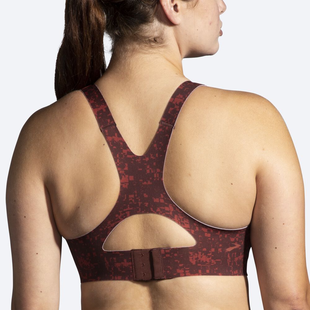 Sujetadores Deportivos Brooks Dare Racerback Run Bra 2.0 Mujer Marrones Oscuro | CR41079