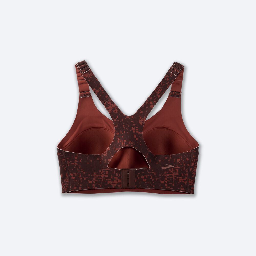 Sujetadores Deportivos Brooks Dare Racerback Run Bra 2.0 Mujer Marrones Oscuro | CR41079