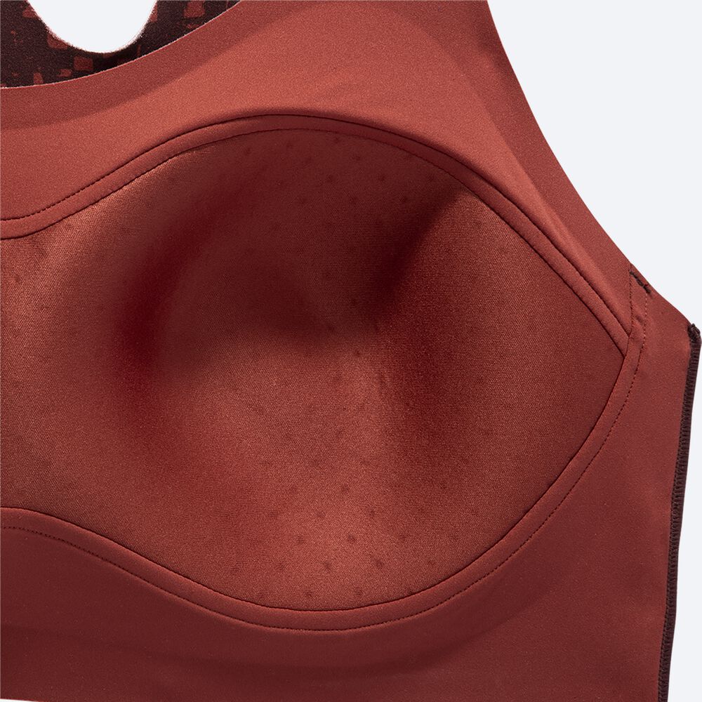 Sujetadores Deportivos Brooks Dare Racerback Run Bra 2.0 Mujer Marrones Oscuro | CR41079