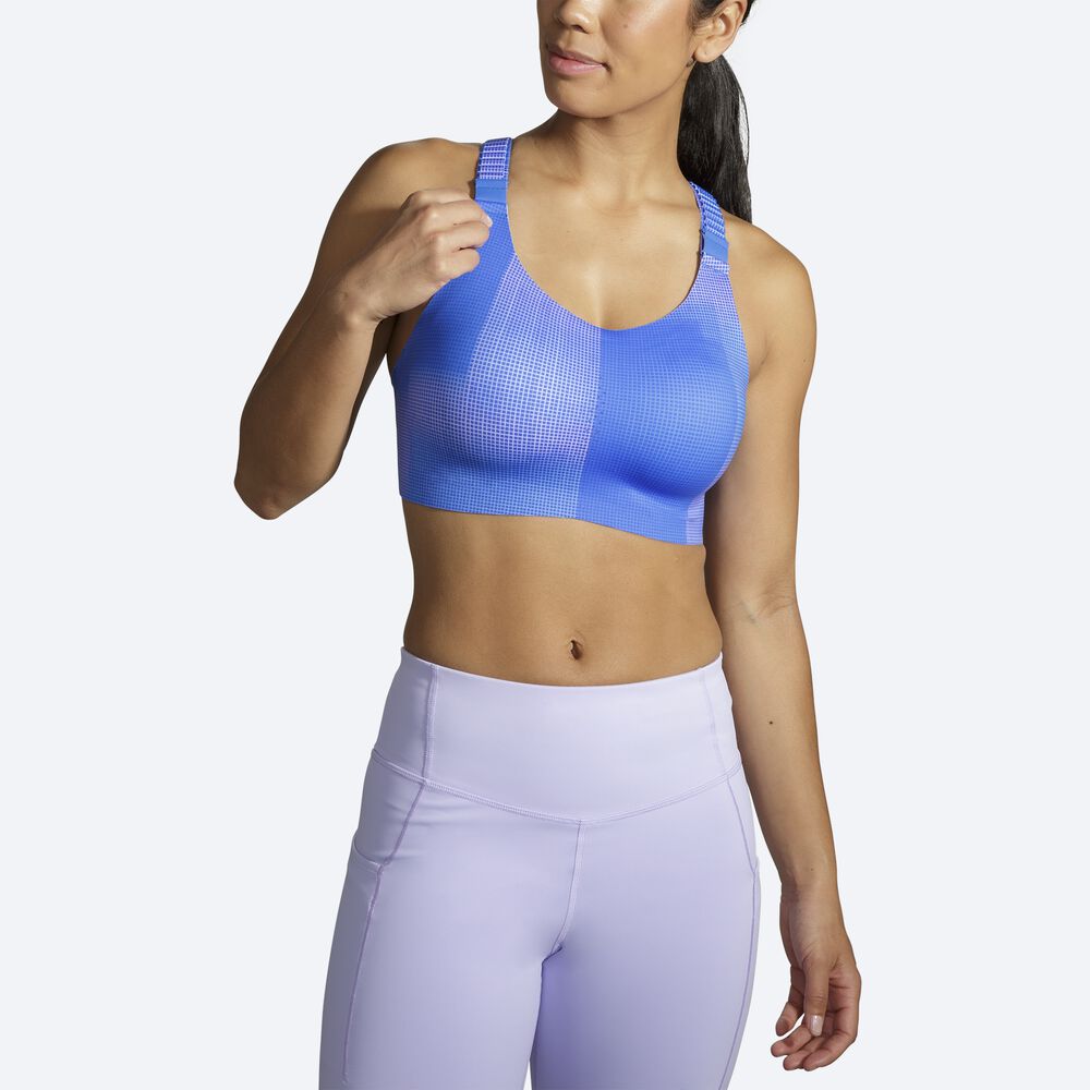 Sujetadores Deportivos Brooks Dare Racerback Run Bra 2.0 Mujer Azules | CR68341