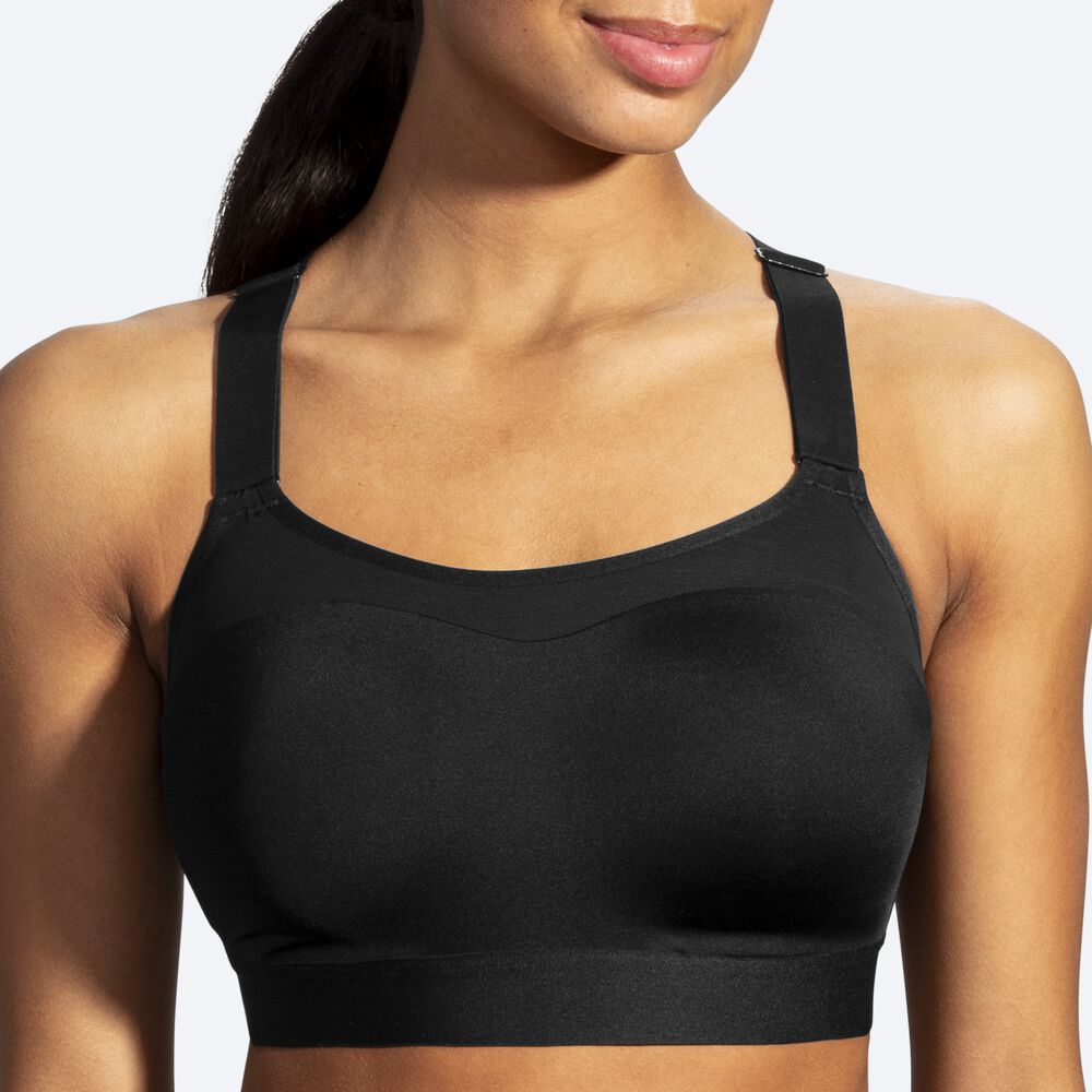 Sujetadores Deportivos Brooks Dare Racerback Run Bra Mujer Negras | CR73852