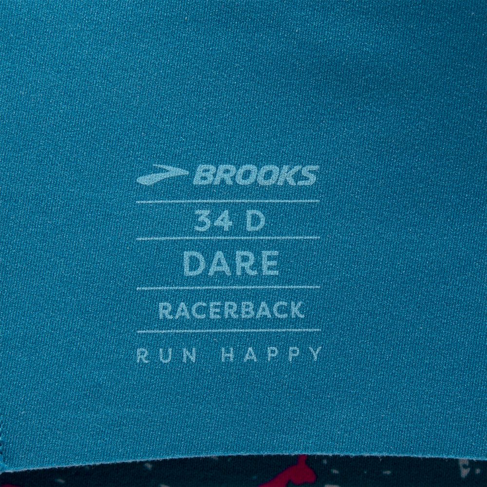 Sujetadores Deportivos Brooks Dare Racerback Run Bra 2.0 Mujer Verde | CR96124