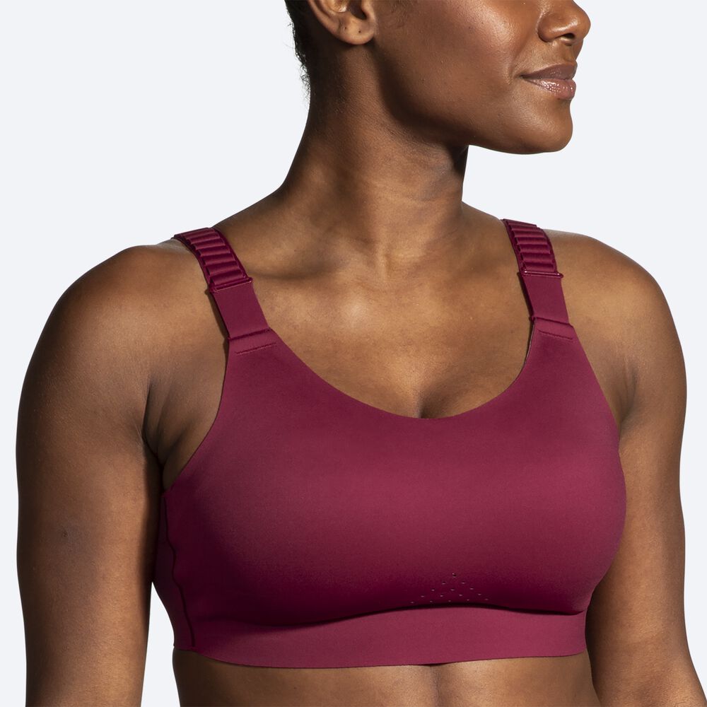 Sujetadores Deportivos Brooks Dare Scoopback Run Bra 2.0 Mujer Burdeos | CR03726