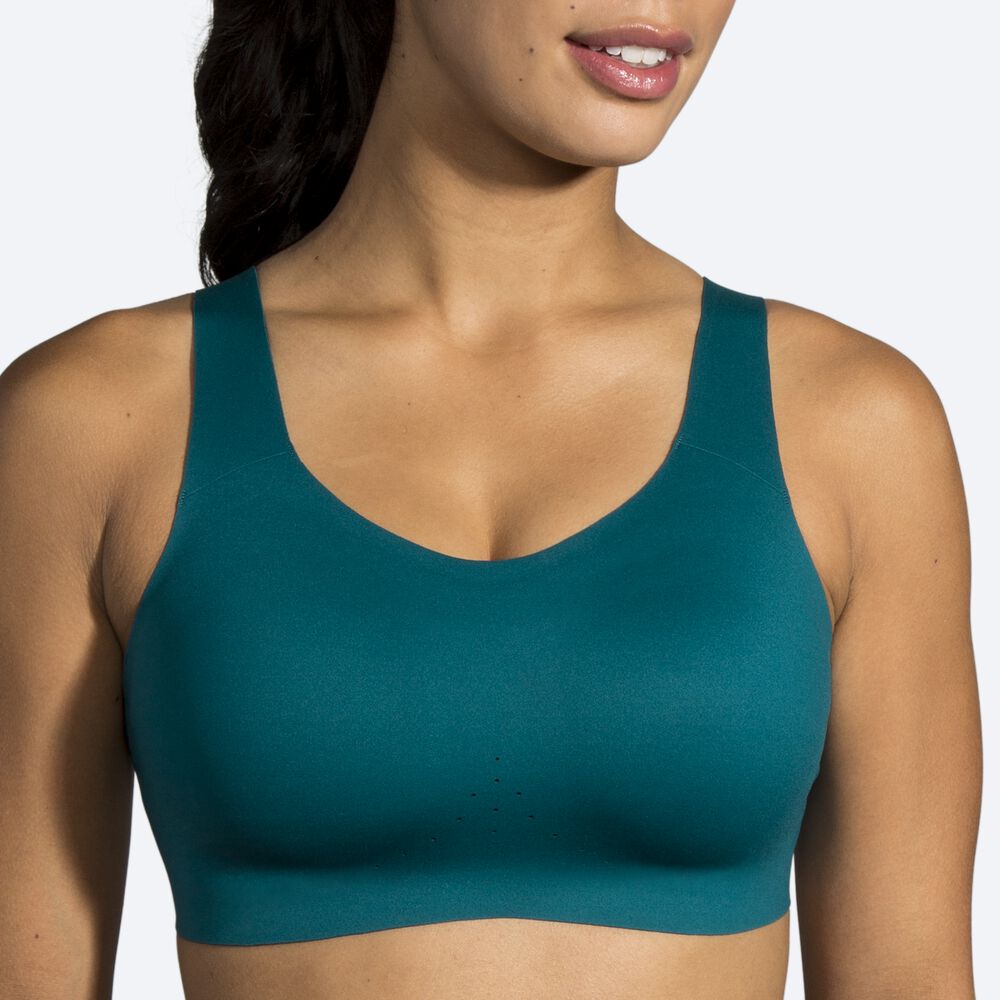 Sujetadores Deportivos Brooks Dare Scoopback Run Bra Mujer / Oscuro Verde Claro | CR05842