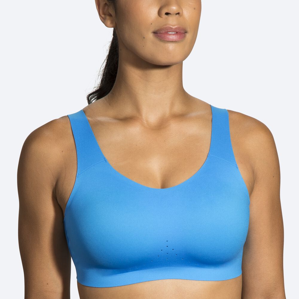 Sujetadores Deportivos Brooks Dare Scoopback Run Bra Mujer Azules/Azul Marino | CR10487