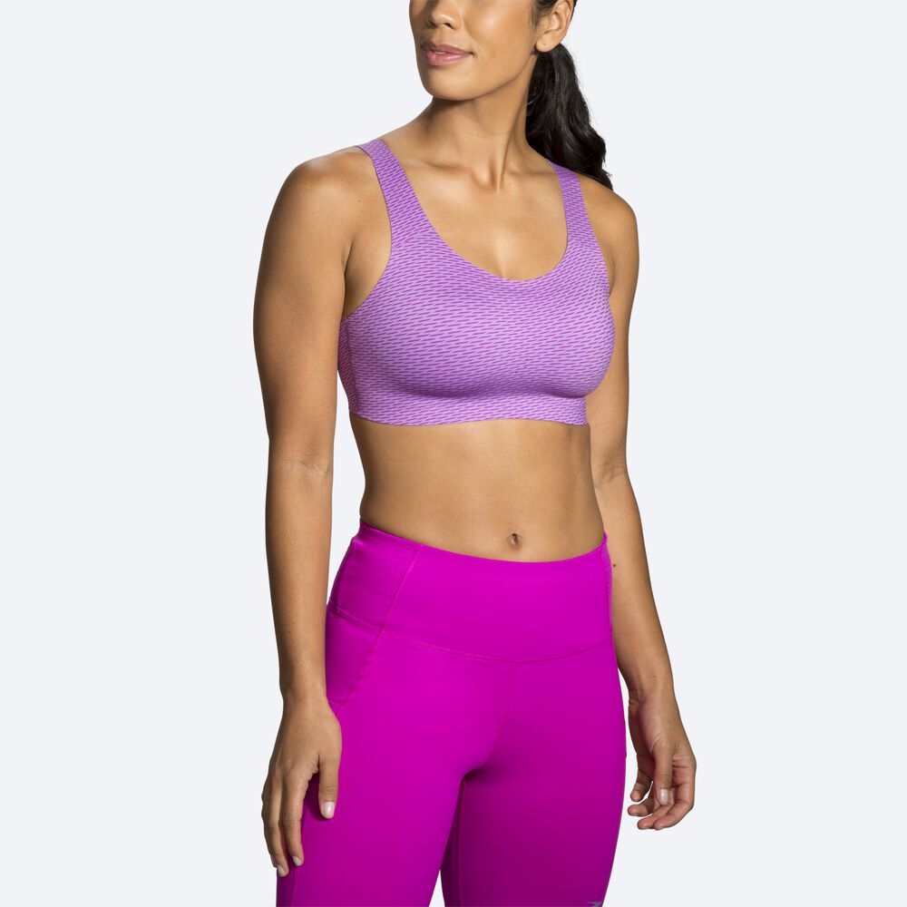 Sujetadores Deportivos Brooks Dare Scoopback Run Bra Mujer Moradas | CR81346