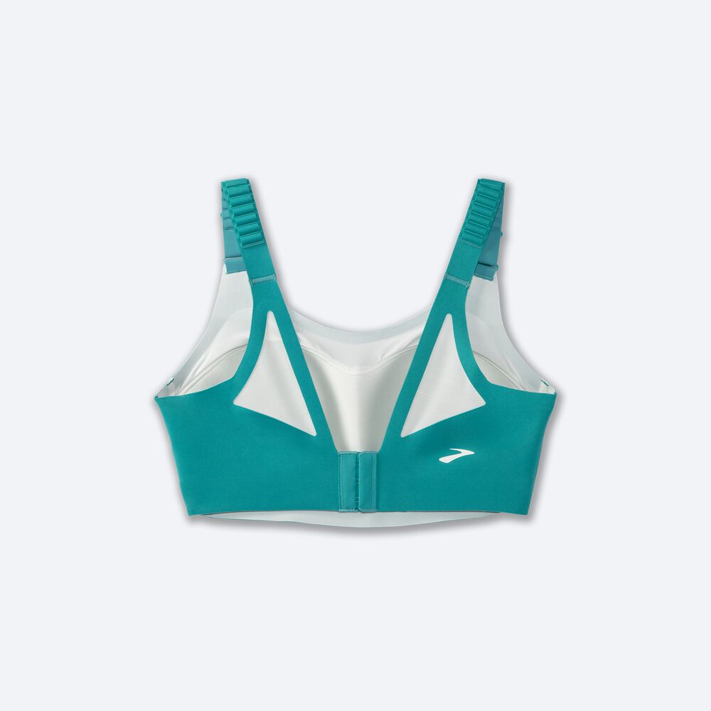 Sujetadores Deportivos Brooks Dare Scoopback Run Bra 2.0 Mujer Verde/Verde Claro Menta | CR81495