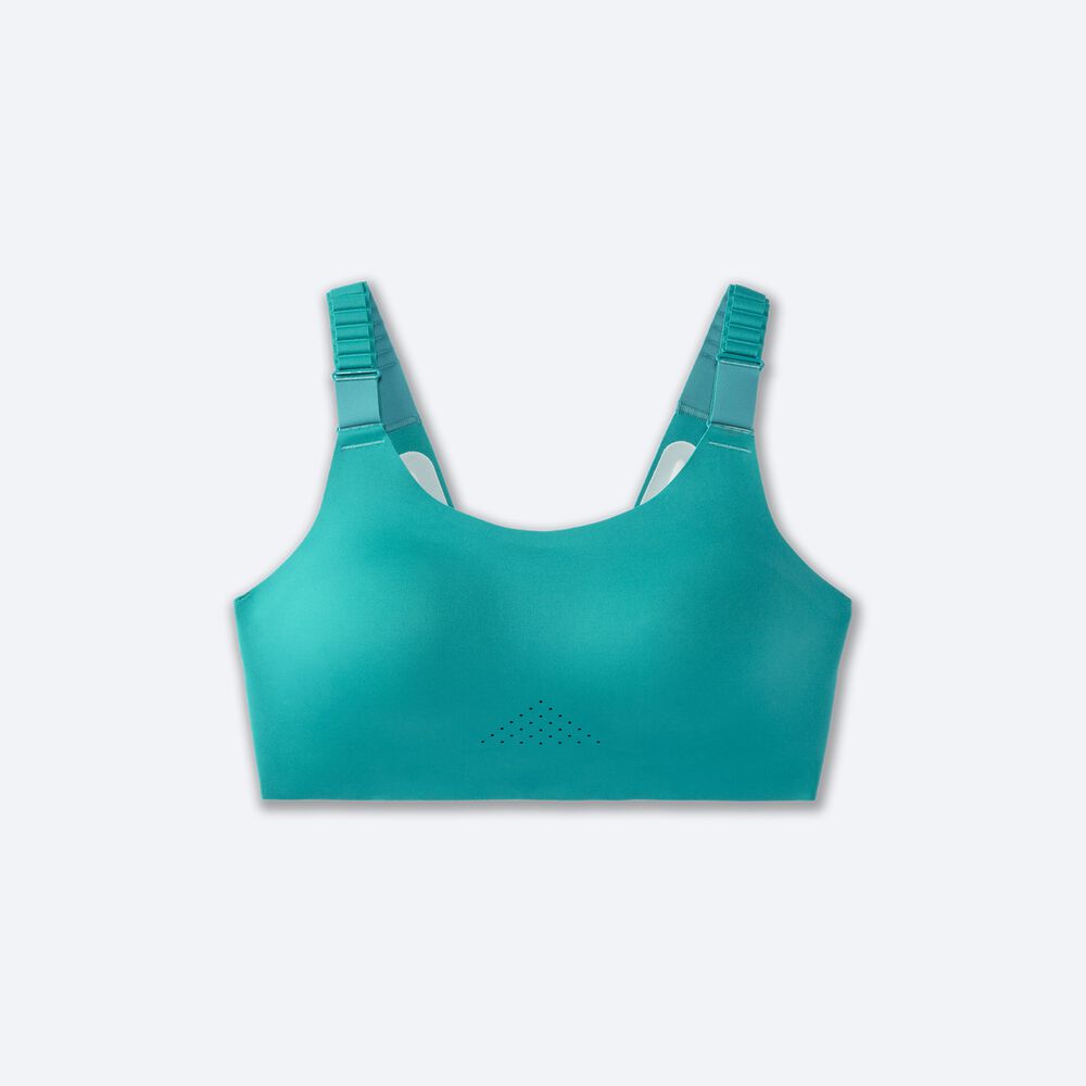 Sujetadores Deportivos Brooks Dare Scoopback Run Bra 2.0 Mujer Verde/Verde Claro Menta | CR81495