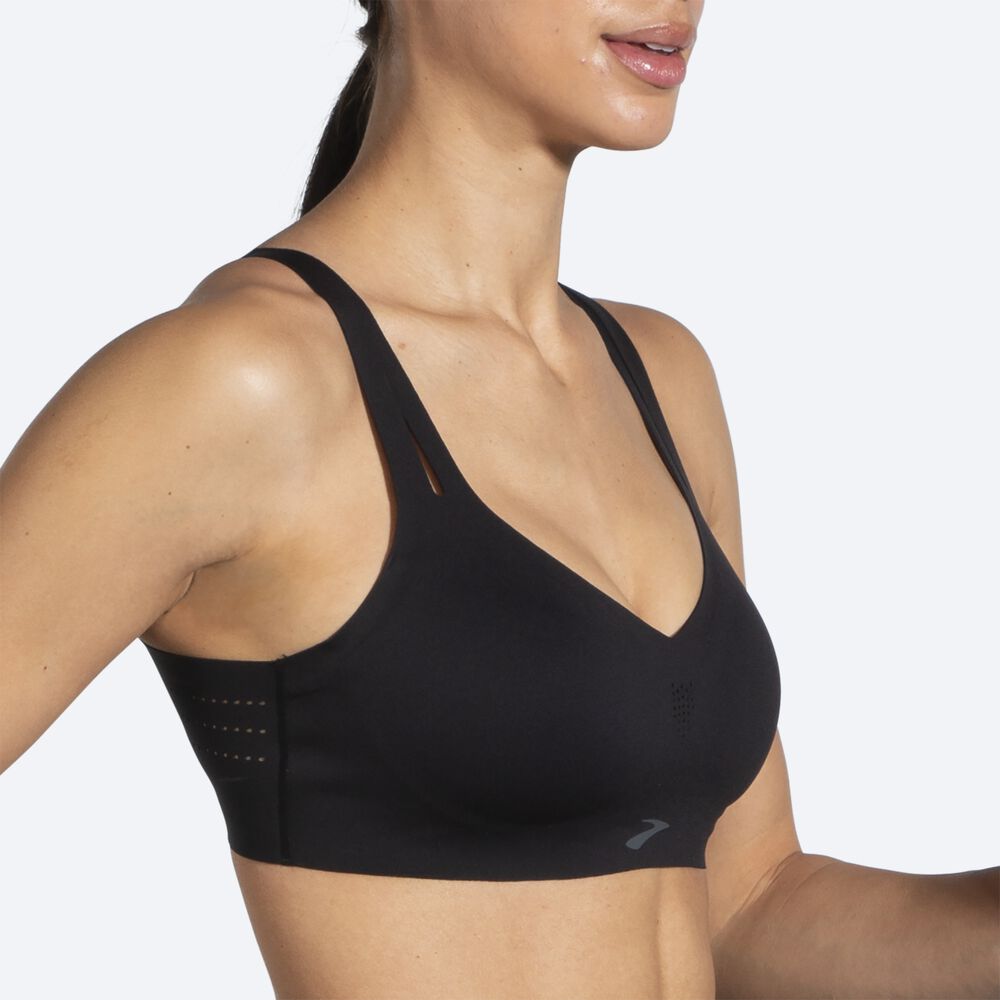 Sujetadores Deportivos Brooks Dare Strappy Run Bra Mujer Negras | CR01534