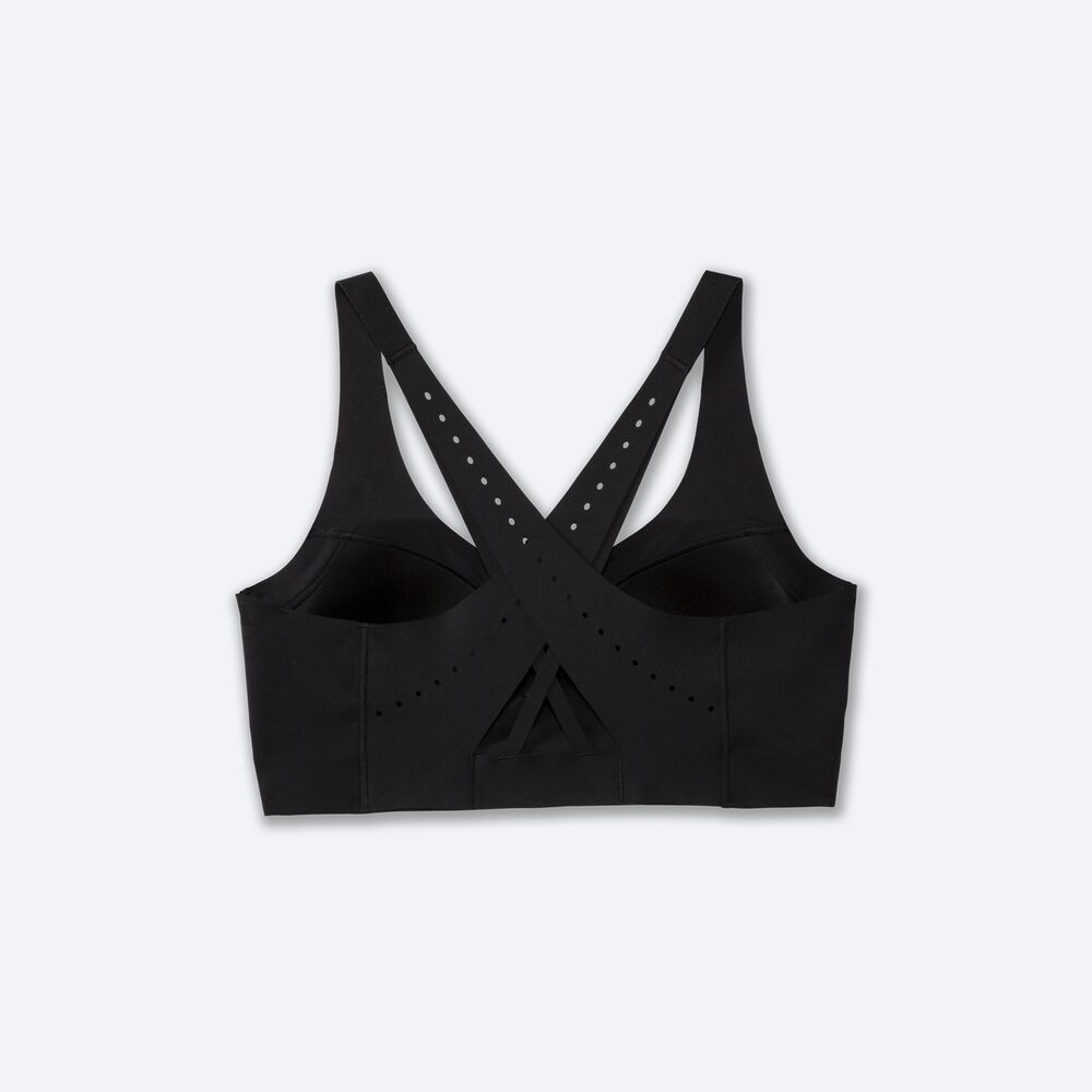 Sujetadores Deportivos Brooks Dare Strappy Run Bra 2.0 Mujer Negras | CR16324