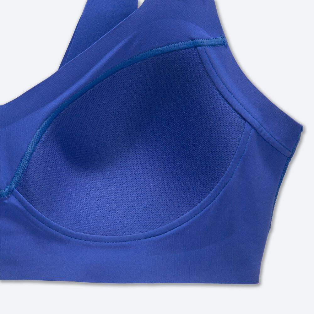 Sujetadores Deportivos Brooks Dare Strappy Run Bra Mujer Azules | CR84193