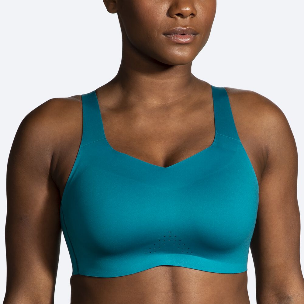 Sujetadores Deportivos Brooks Dare Underwire Run Bra Mujer Verde | CR63815