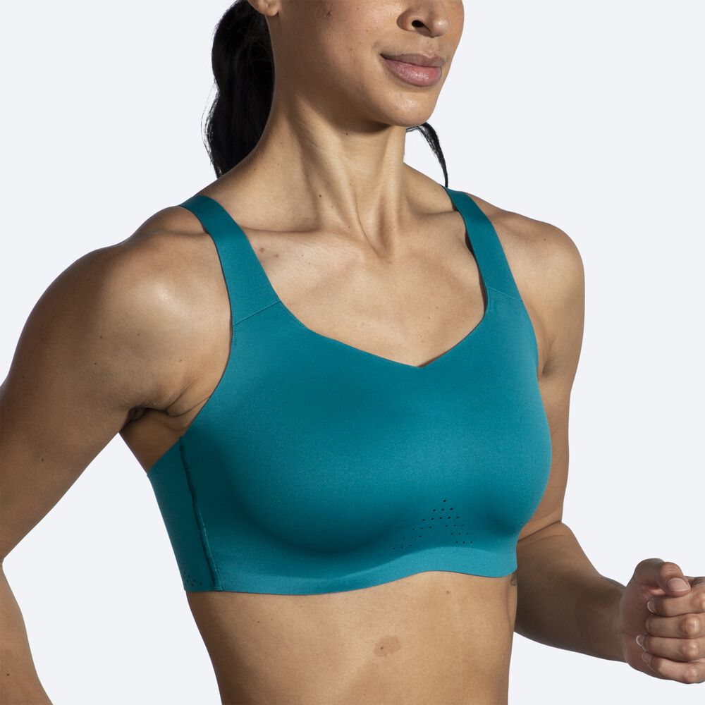 Sujetadores Deportivos Brooks Dare Underwire Run Bra Mujer Verde | CR63815