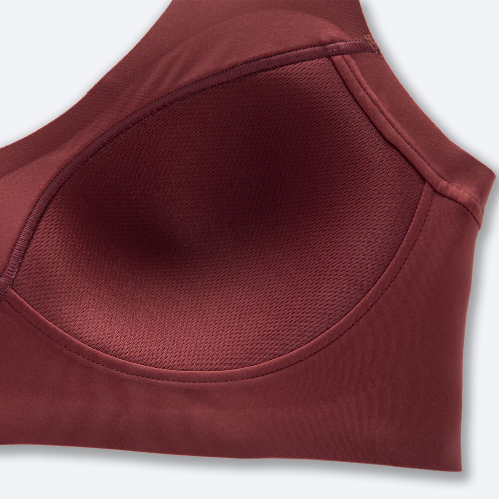 Sujetadores Deportivos Brooks Dare V Neck Run Bra Mujer / Rosas | CR79051