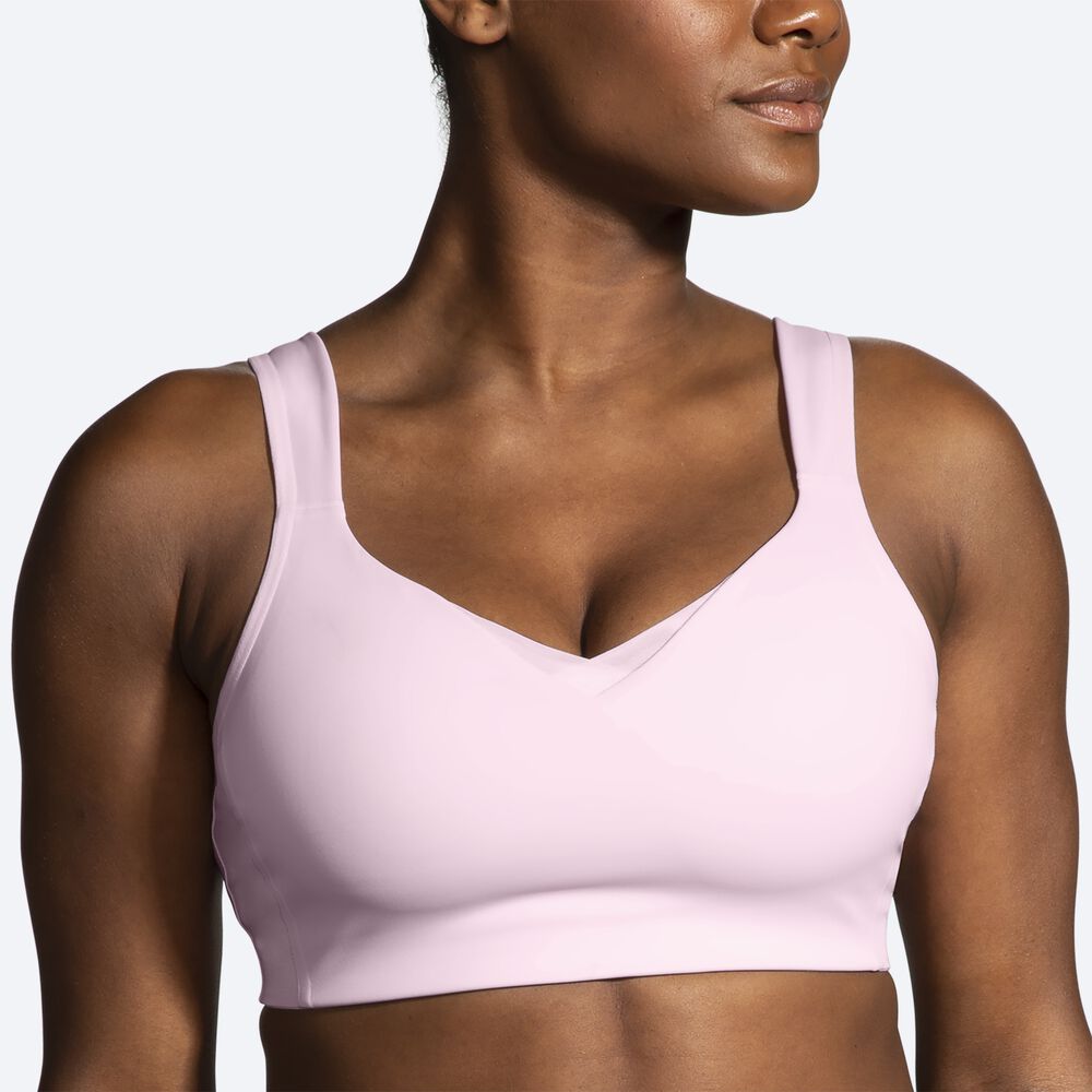 Sujetadores Deportivos Brooks Drive Convertible Run Bra Mujer Rosas | CR06795