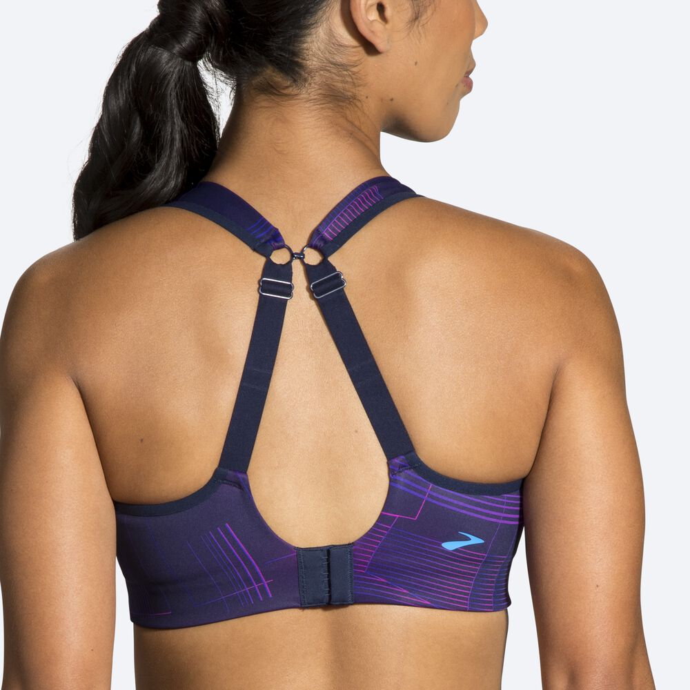 Sujetadores Deportivos Brooks Drive Convertible Run Bra Mujer Azul Marino | CR45718