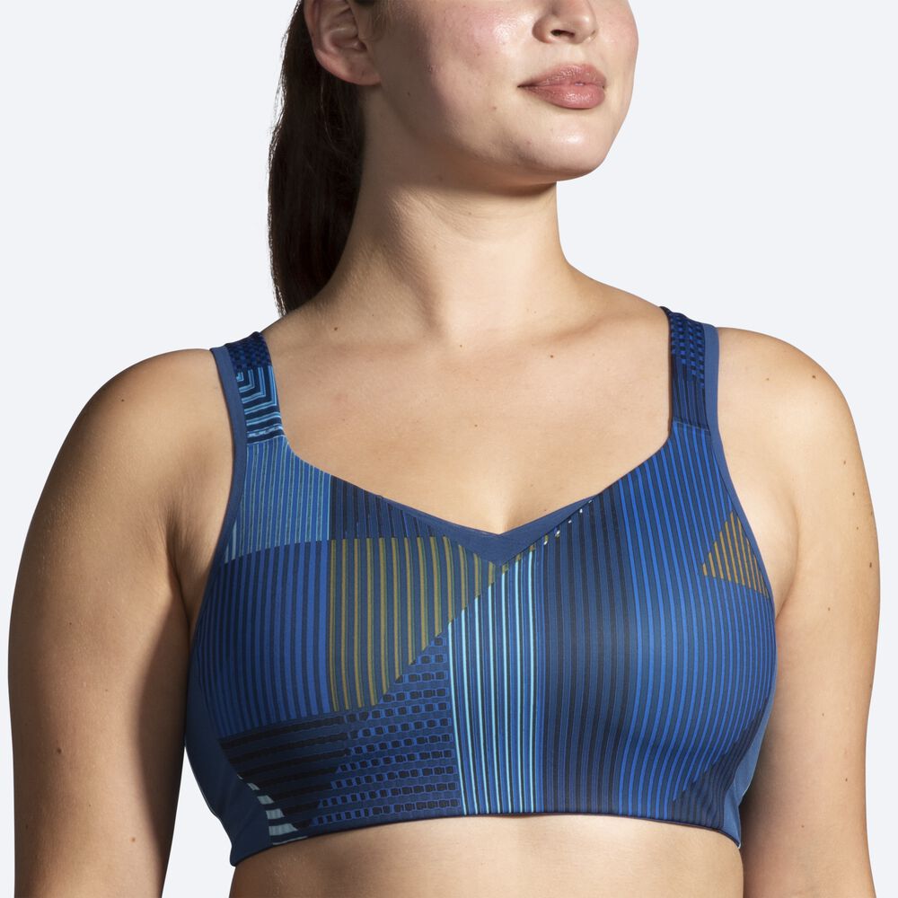 Sujetadores Deportivos Brooks Drive Convertible Run Bra Mujer Azules | CR48315