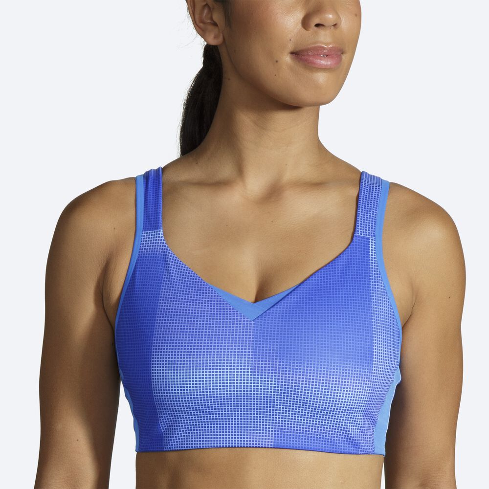 Sujetadores Deportivos Brooks Drive Convertible Run Bra Mujer Azules | CR62194