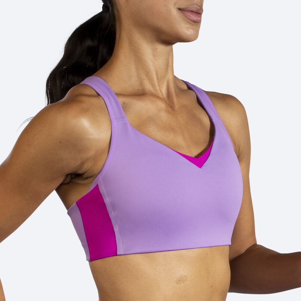 Sujetadores Deportivos Brooks Drive Convertible Run Bra Mujer Moradas | CR67108