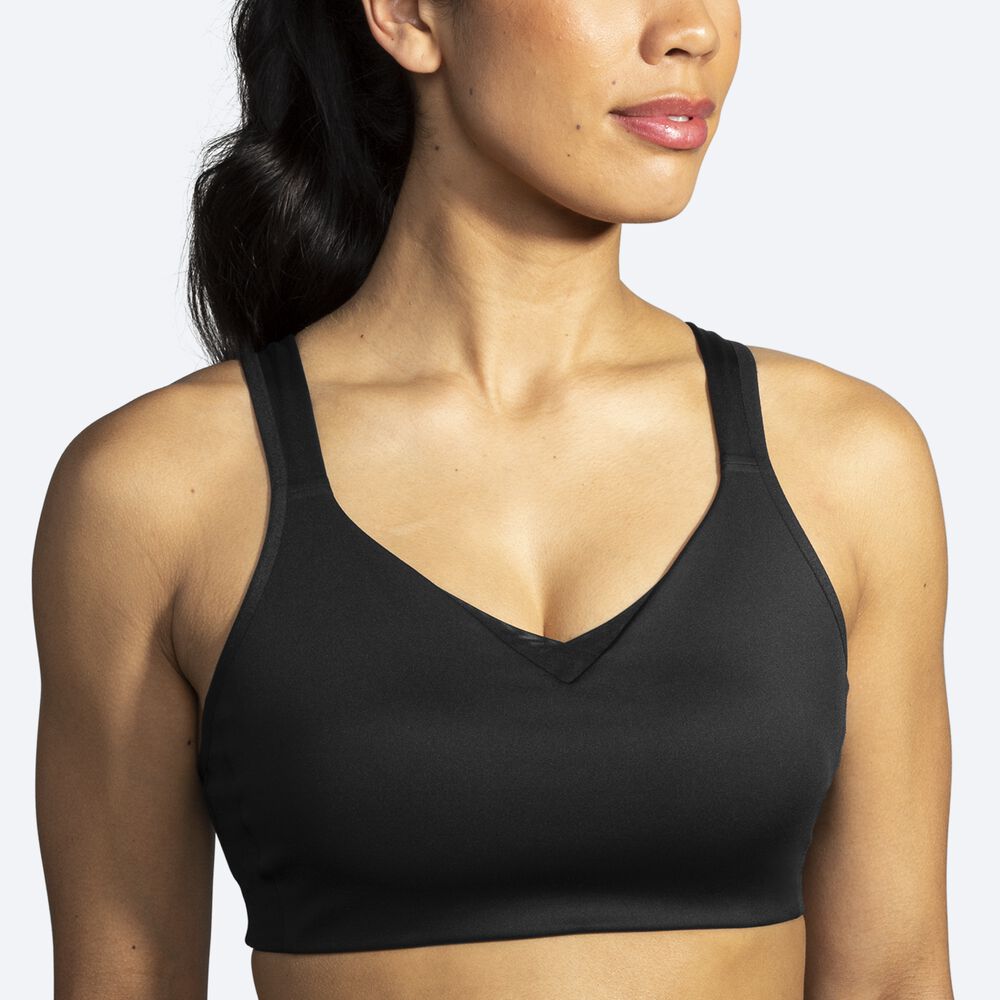 Sujetadores Deportivos Brooks Drive Convertible Run Bra Mujer Negras | CR94167