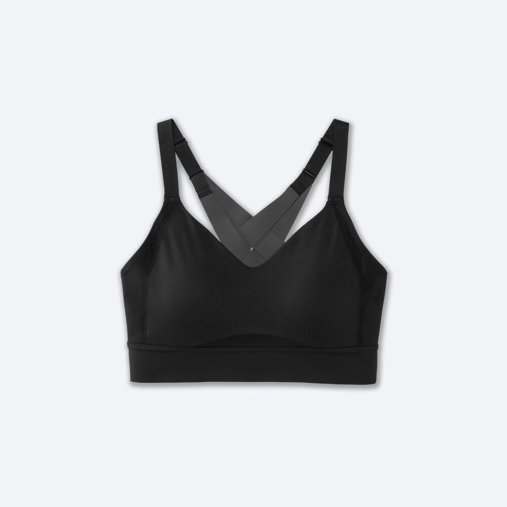 Sujetadores Deportivos Brooks Drive Interlace Run Bra Mujer Negras | CR14680