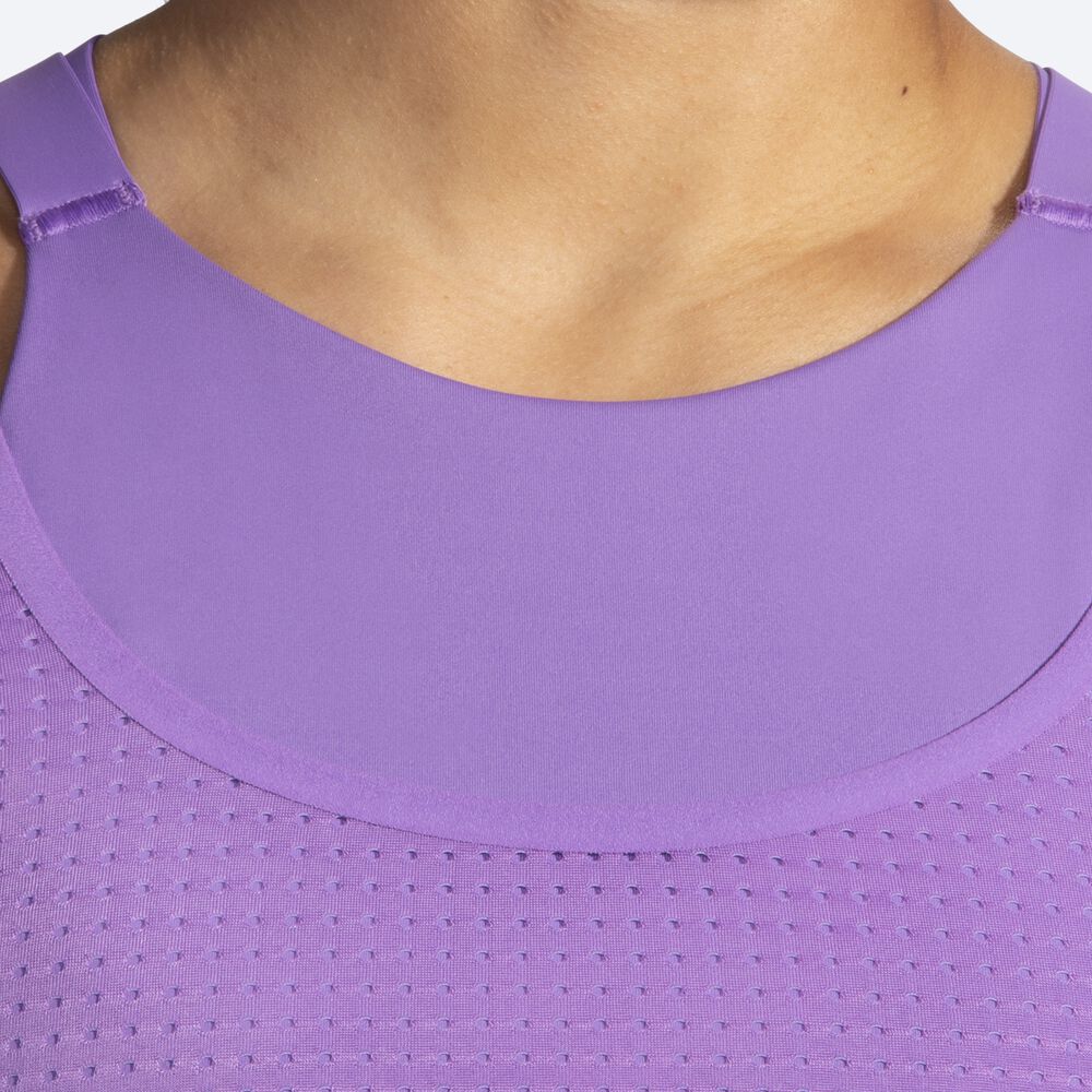 Sujetadores Deportivos Brooks Drive Mesh Run Bra Mujer Moradas | CR09572