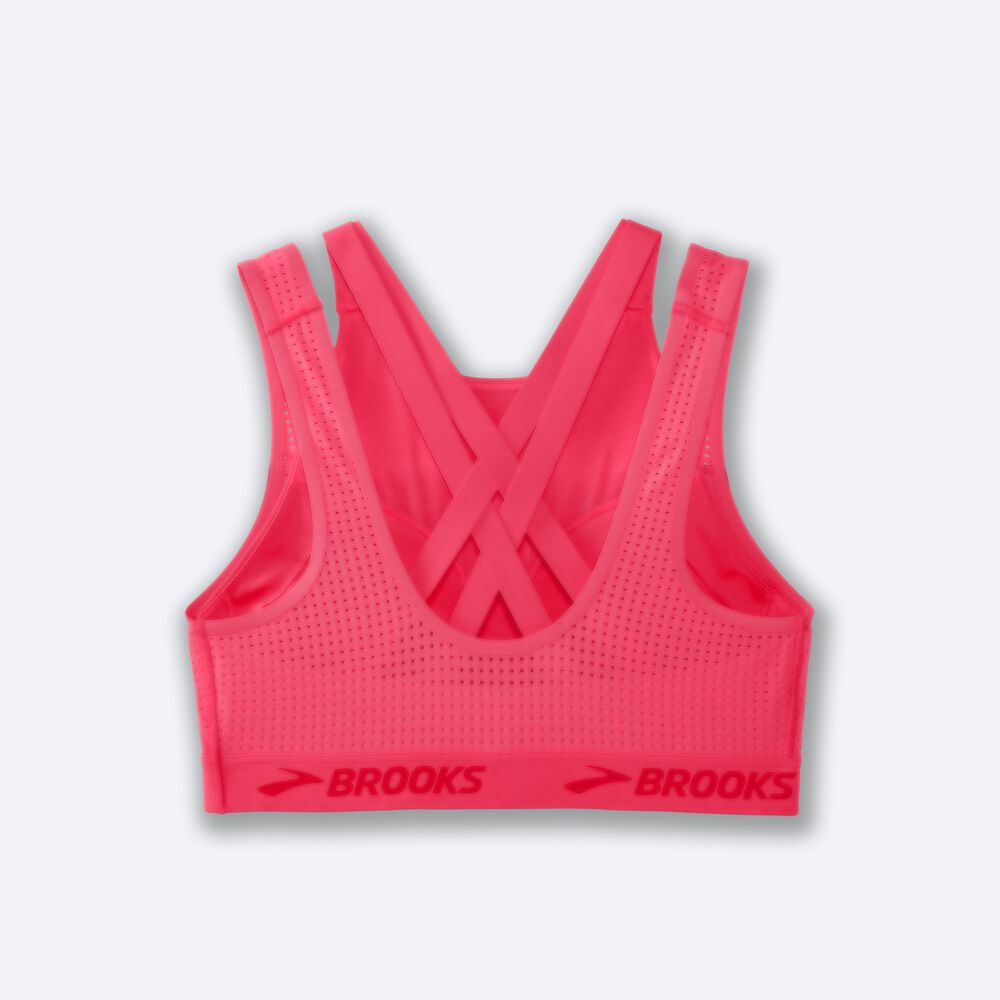 Sujetadores Deportivos Brooks Drive Mesh Run Bra Mujer Rosas | CR78546