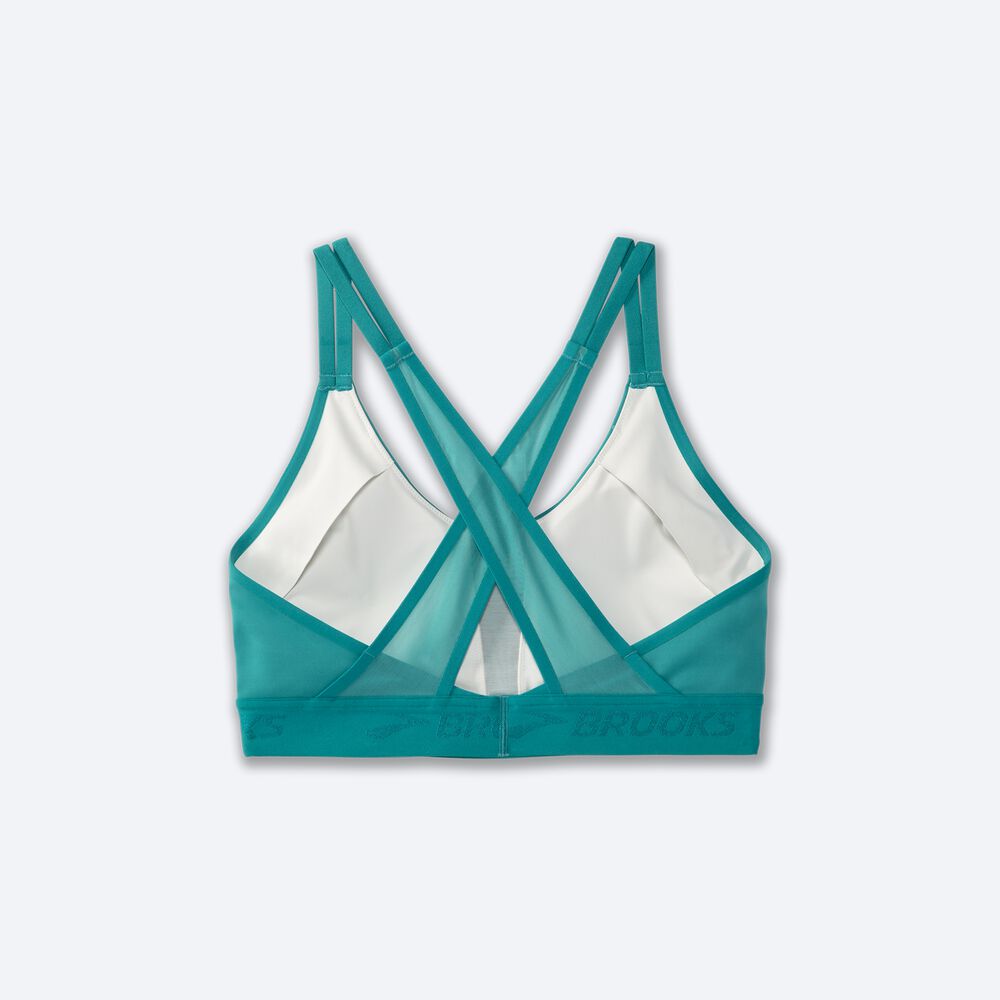 Sujetadores Deportivos Brooks Drive Plunge Run Bra 2.0 Mujer Verde | CR37609