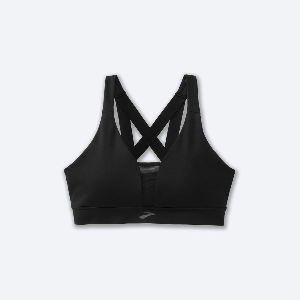 Sujetadores Deportivos Brooks Drive Plunge Run Bra Mujer Negras | CR60587