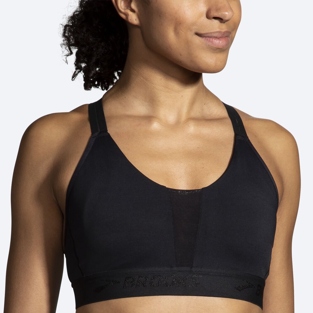 Sujetadores Deportivos Brooks Drive Plunge Run Bra 2.0 Mujer Negras | CR90482