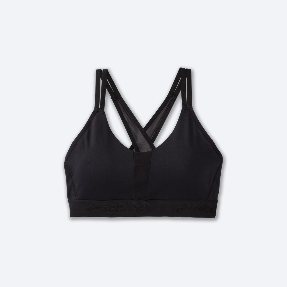 Sujetadores Deportivos Brooks Drive Plunge Run Bra 2.0 Mujer Negras | CR90482