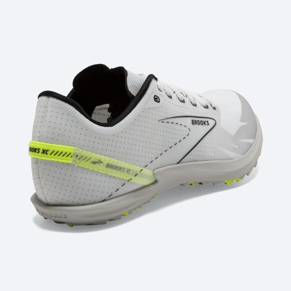 Zapatillas Carreras Brooks Draft XC Spikeless Hombre Blancas/Negras | CR81273