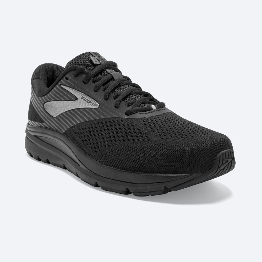 Zapatillas Running Brooks Addiction 14 Hombre Negras/Gris/Negras | CR32618