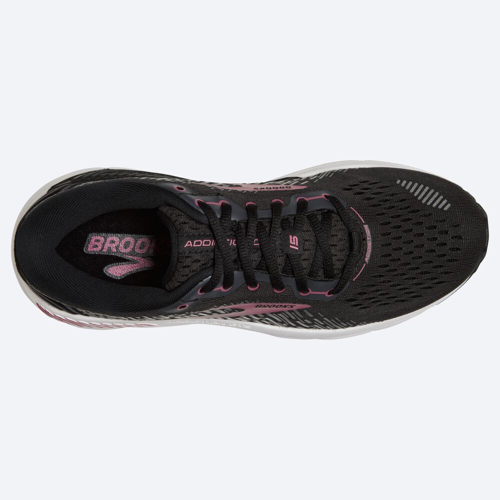 Zapatillas Running Brooks Addiction GTS 15 Mujer Negras | CR10532