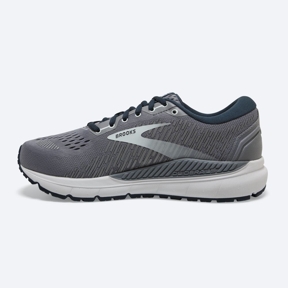 Zapatillas Running Brooks Addiction GTS 15 Mujer Gris/Azul Marino/Turquesa Claro | CR54192